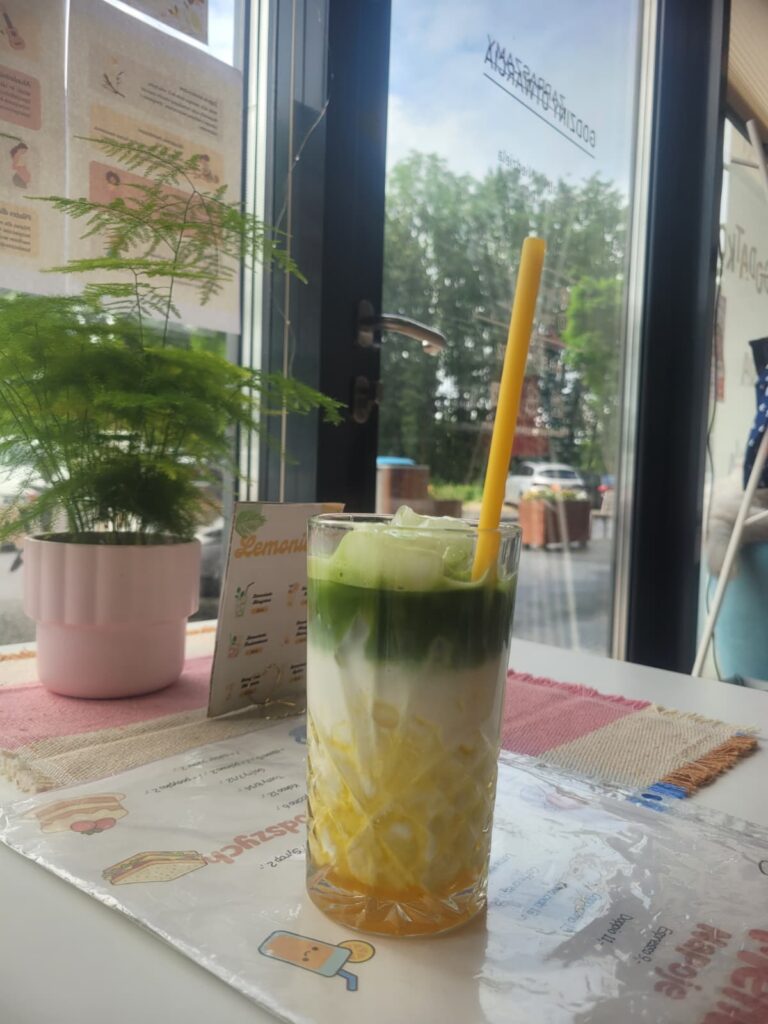 matcha Mango Sunrise
